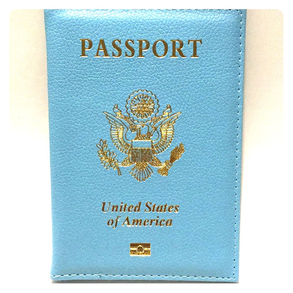 Sky Blue Passport Cover